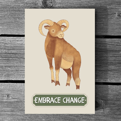 Embrace Change Goat Poster | S01