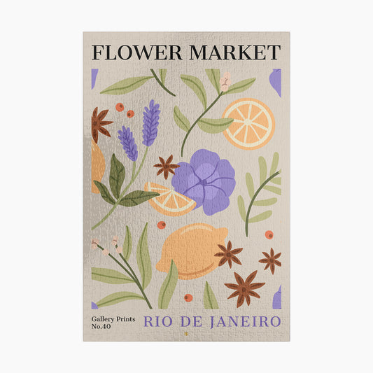 Rio de Janeiro Flower Market Puzzle | S01