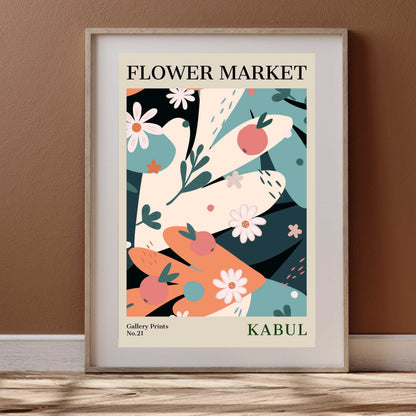 Kabul Flower Market Poster | S01