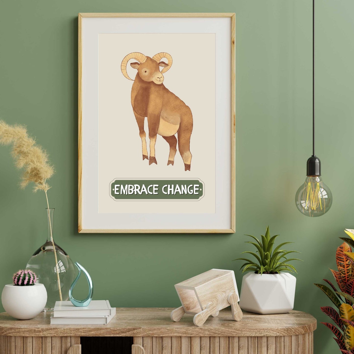 Embrace Change Goat Poster | S01