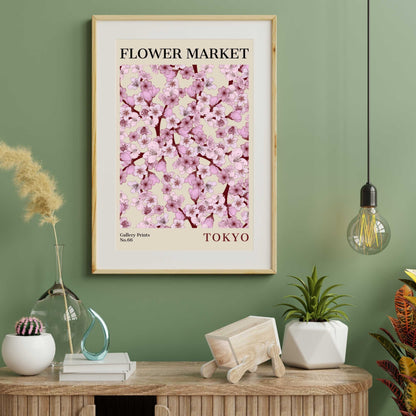 Tokyo Flower Market Poster | S02