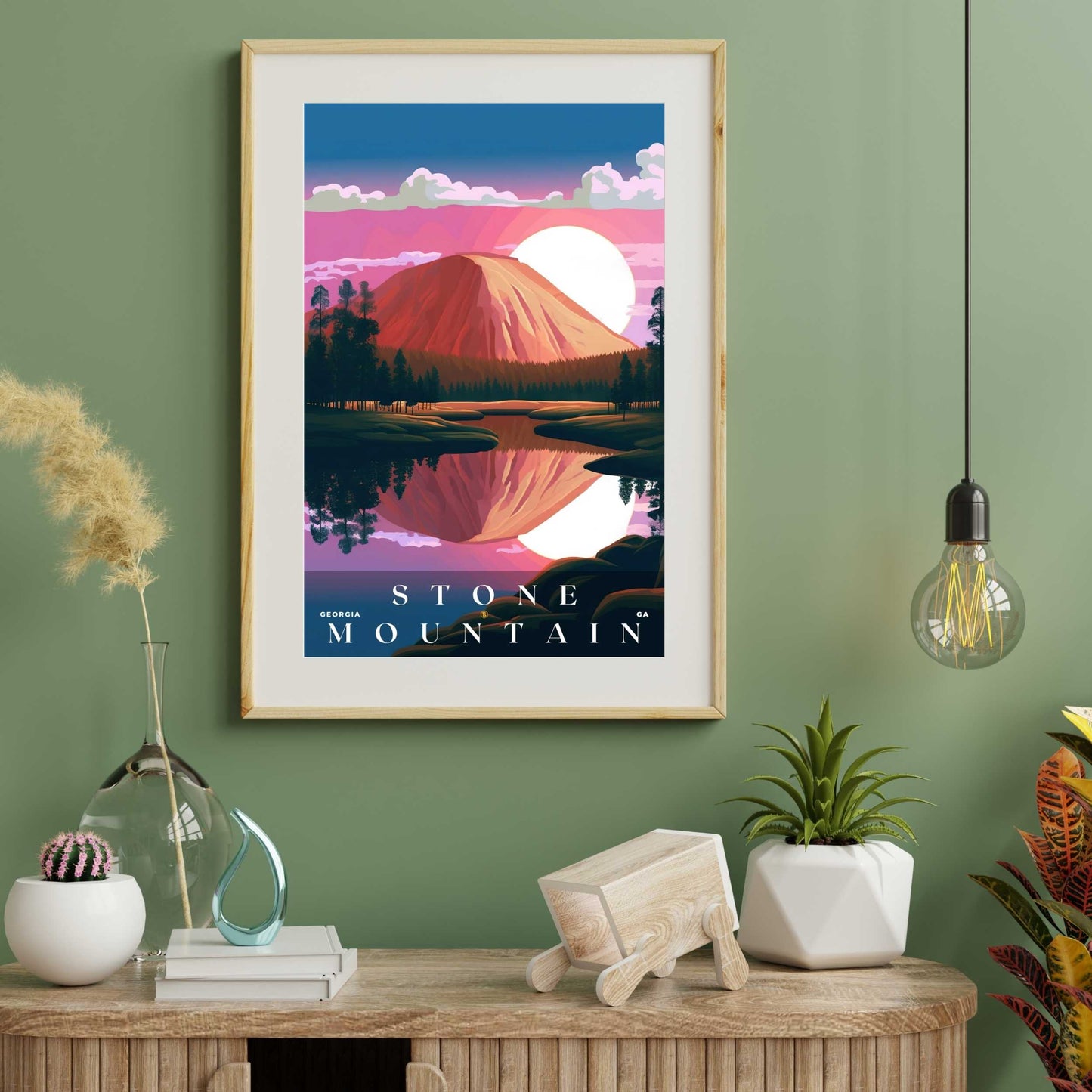 Stone Mountain Poster | US Travel | S01