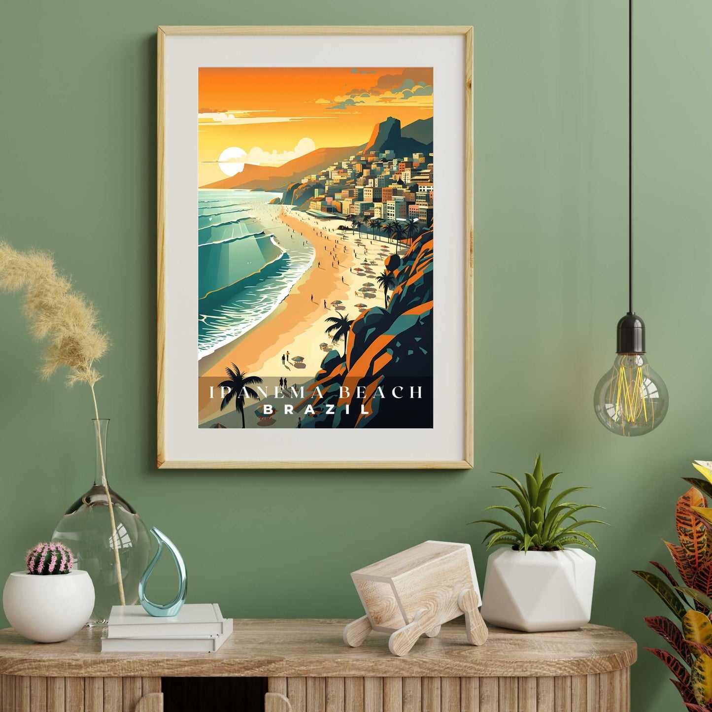 Ipanema Beach Poster | S01