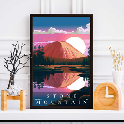 Stone Mountain Poster | US Travel | S01