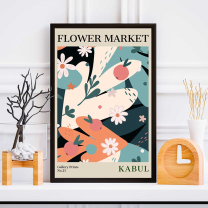 Kabul Flower Market Poster | S01