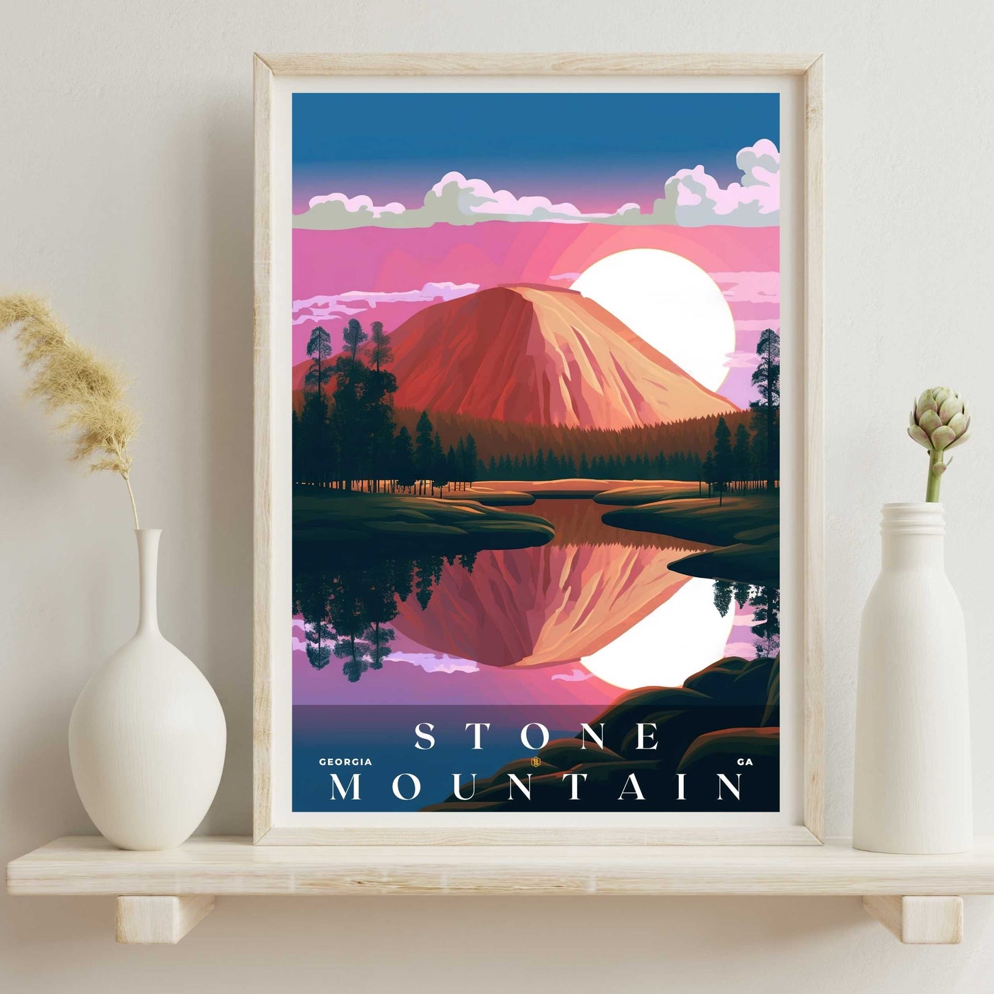 Stone Mountain Poster | US Travel | S01