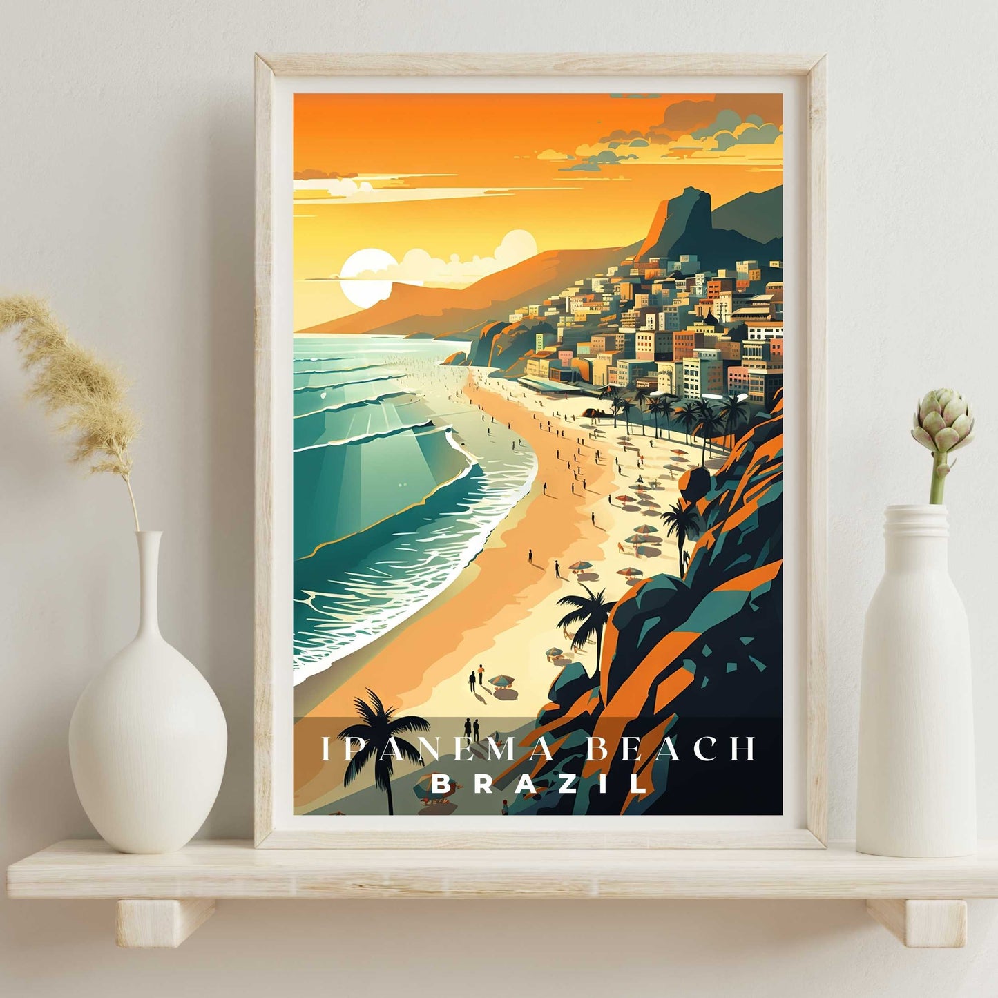 Ipanema Beach Poster | S01