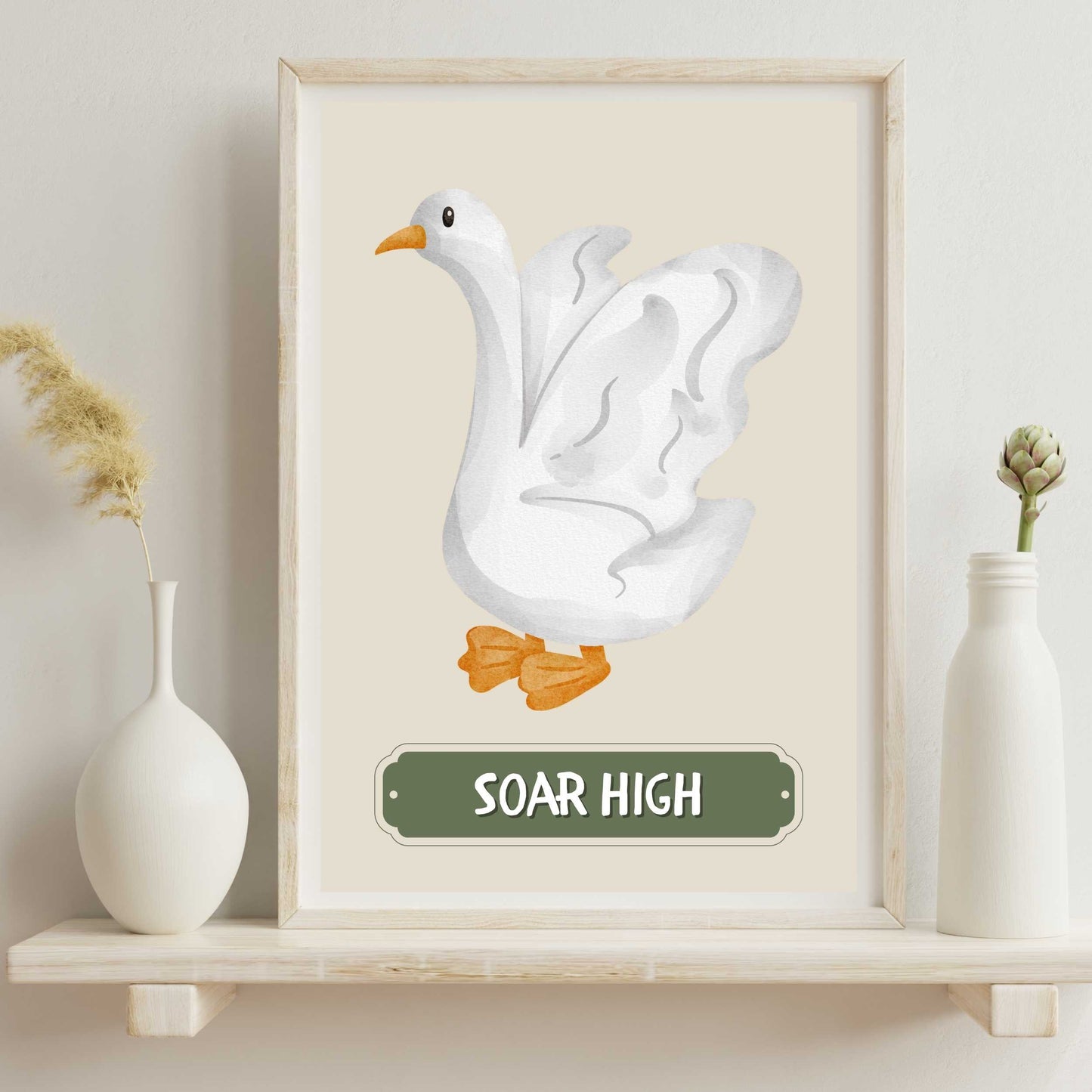 Soar High Swan Poster | S01