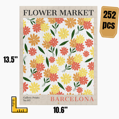 Barcelona Flower Market Puzzle | S01