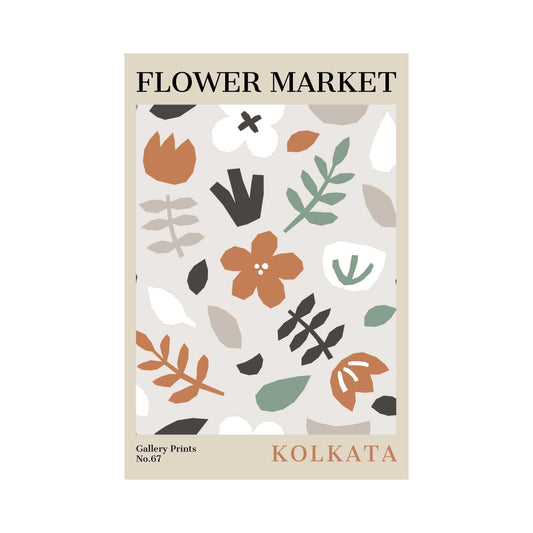 Kolkata Flower Market Poster | S02