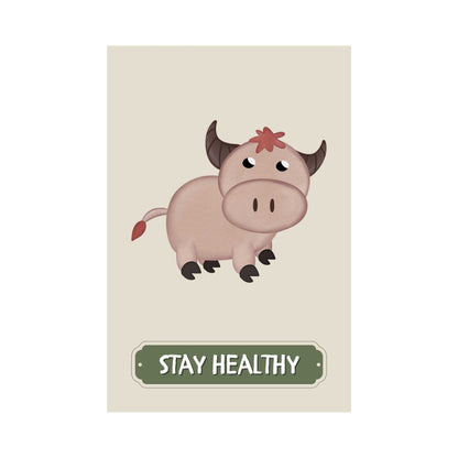 Stay Healthy Buffalo Poster | S01