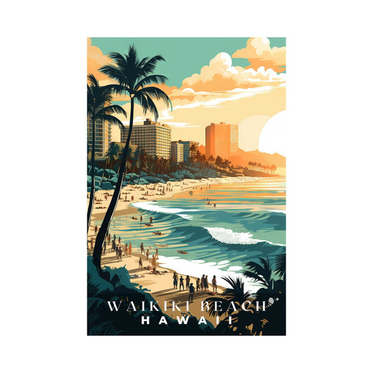 Waikiki Beach Poster | S01