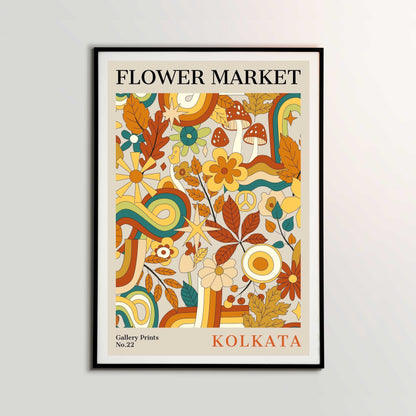 Kolkata Flower Market Poster | S01