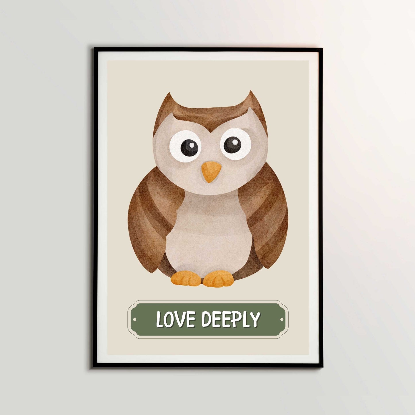 Love Deeply Owl Poster | S01