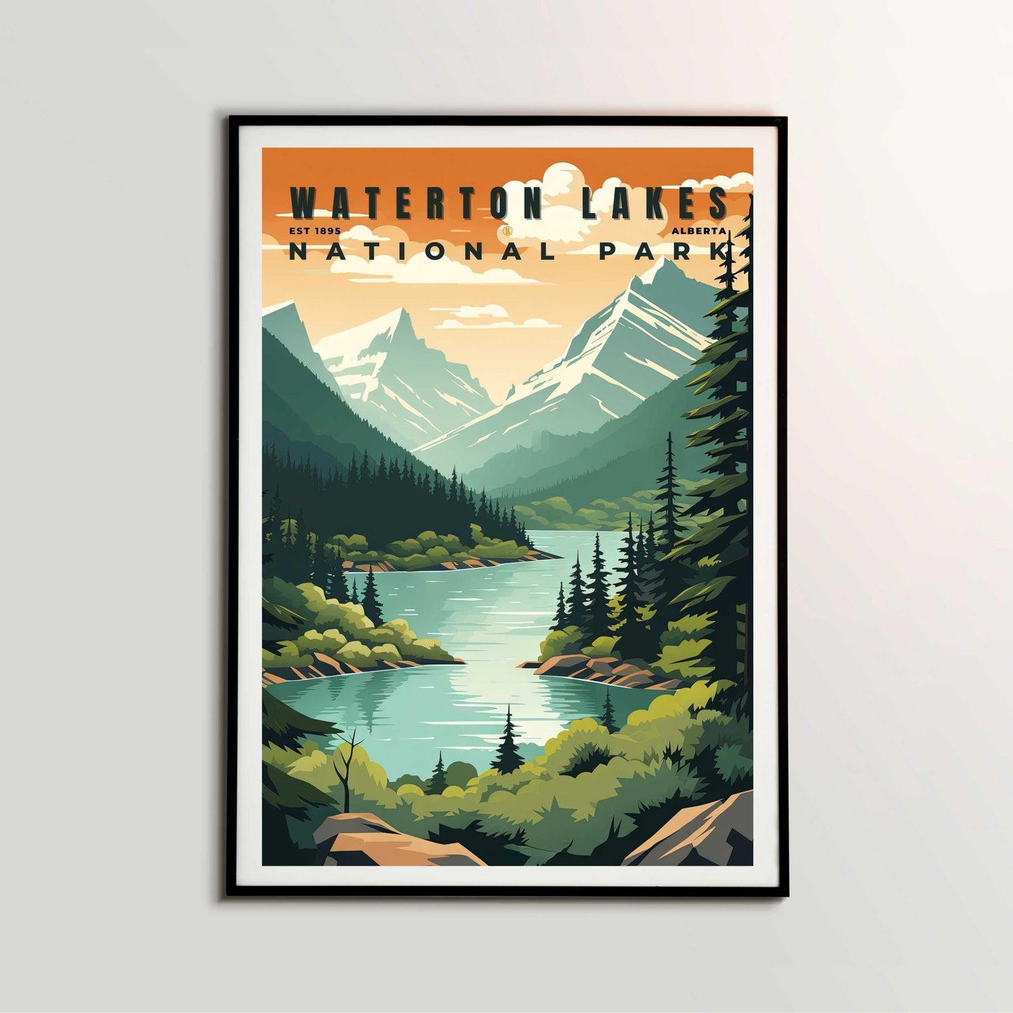 Waterton Lakes National Park Poster | S01