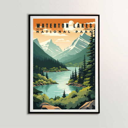 Waterton Lakes National Park Poster | S01