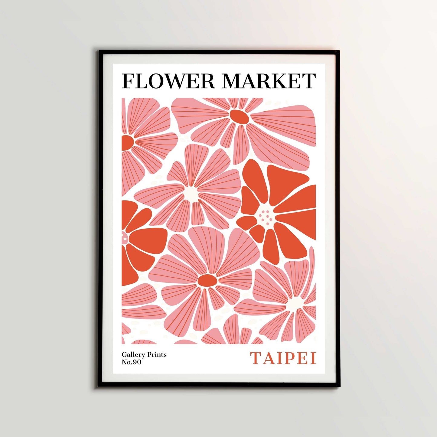 Taipei Flower Market Poster | S02