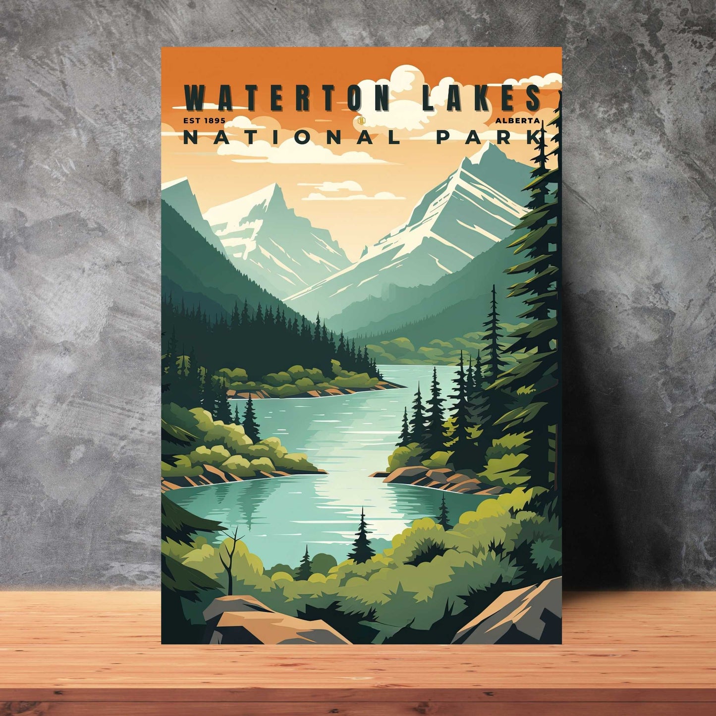 Waterton Lakes National Park Poster | S01