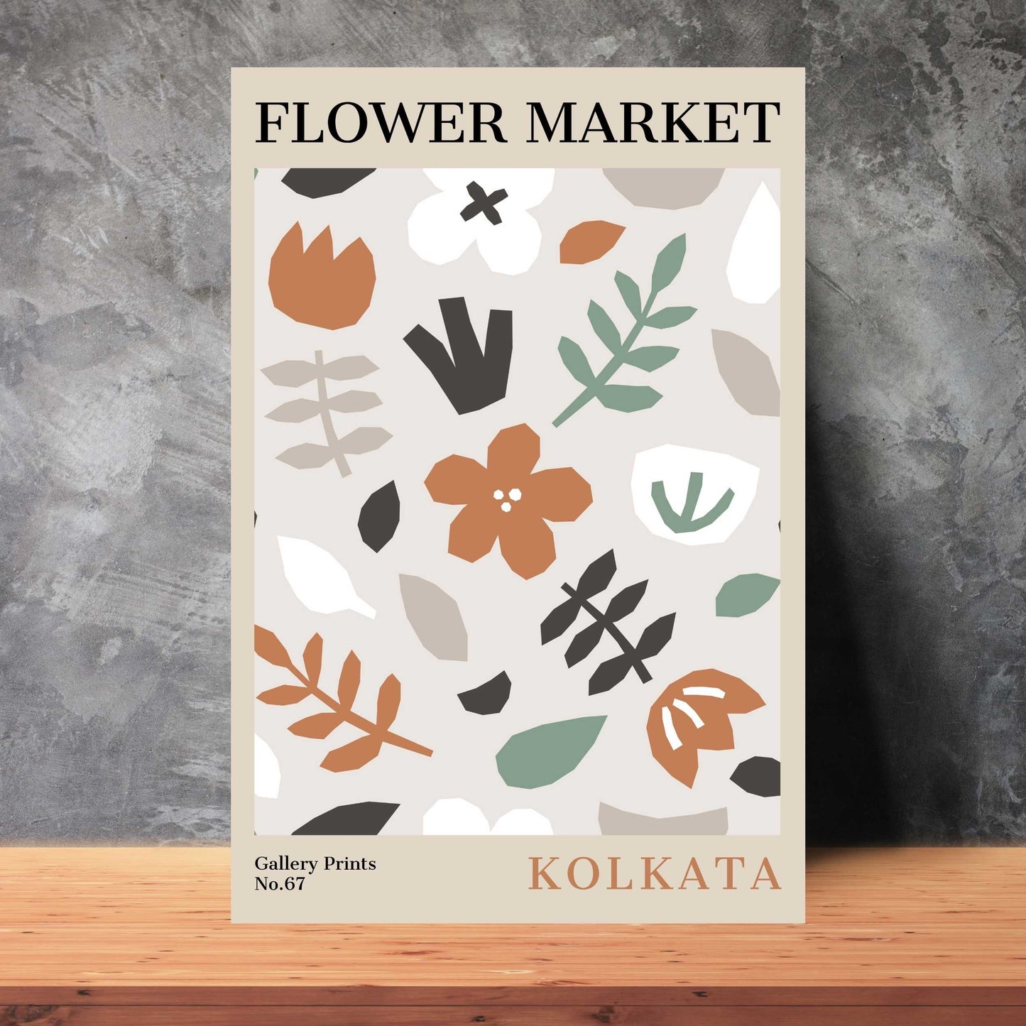 Kolkata Flower Market Poster | S02