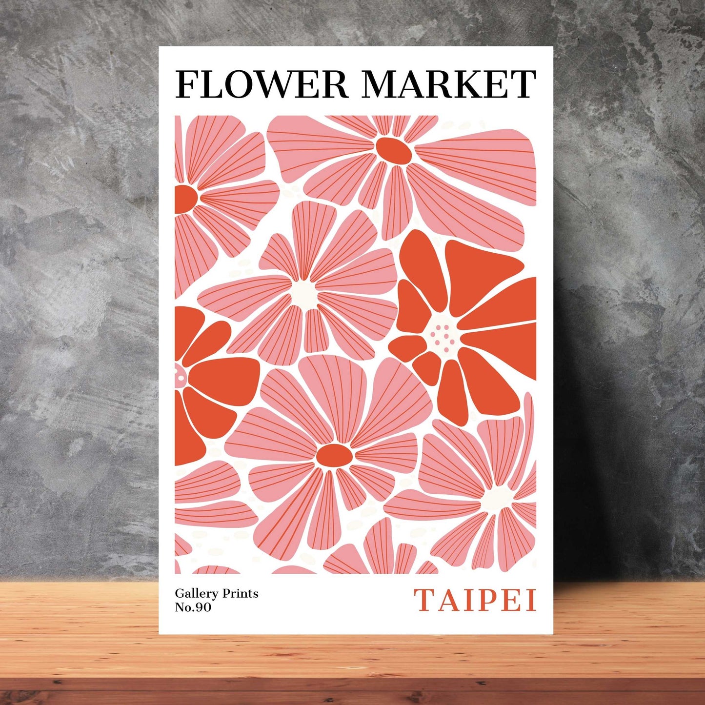 Taipei Flower Market Poster | S02