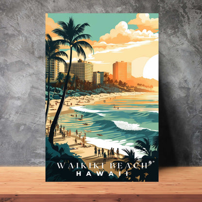 Waikiki Beach Poster | S01