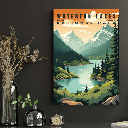 Waterton Lakes National Park Poster | S01