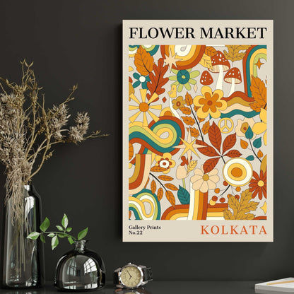 Kolkata Flower Market Poster | S01