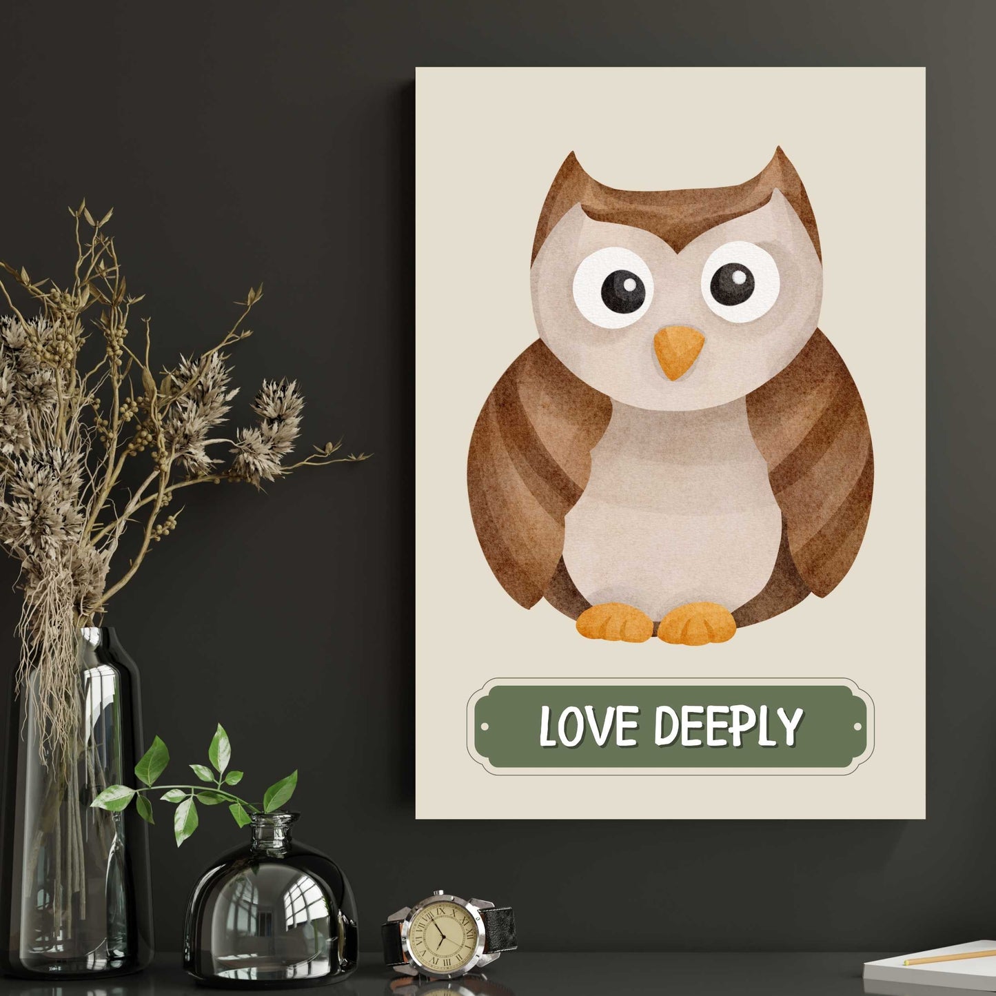 Love Deeply Owl Poster | S01