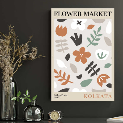 Kolkata Flower Market Poster | S02