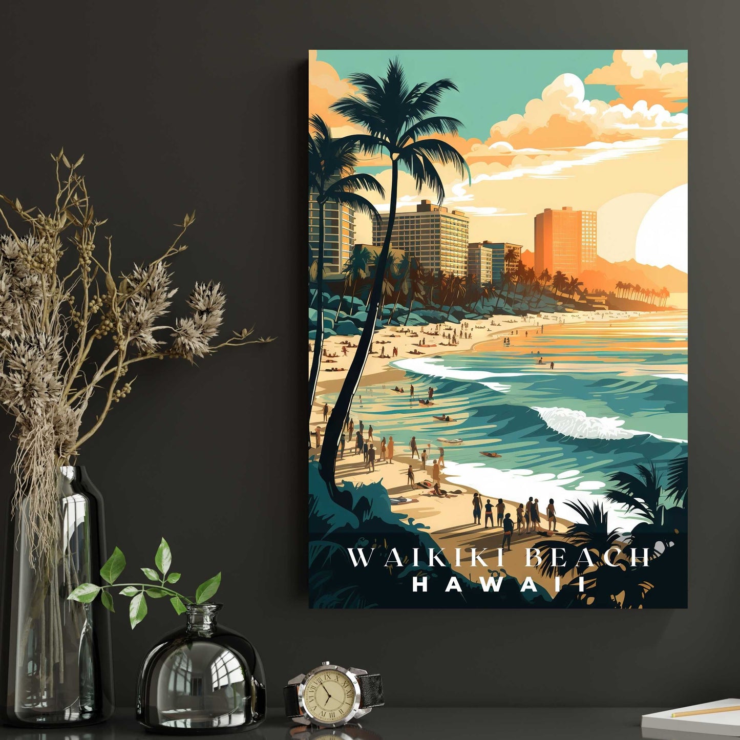 Waikiki Beach Poster | S01