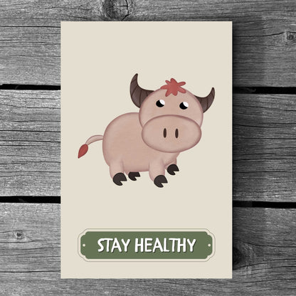 Stay Healthy Buffalo Poster | S01