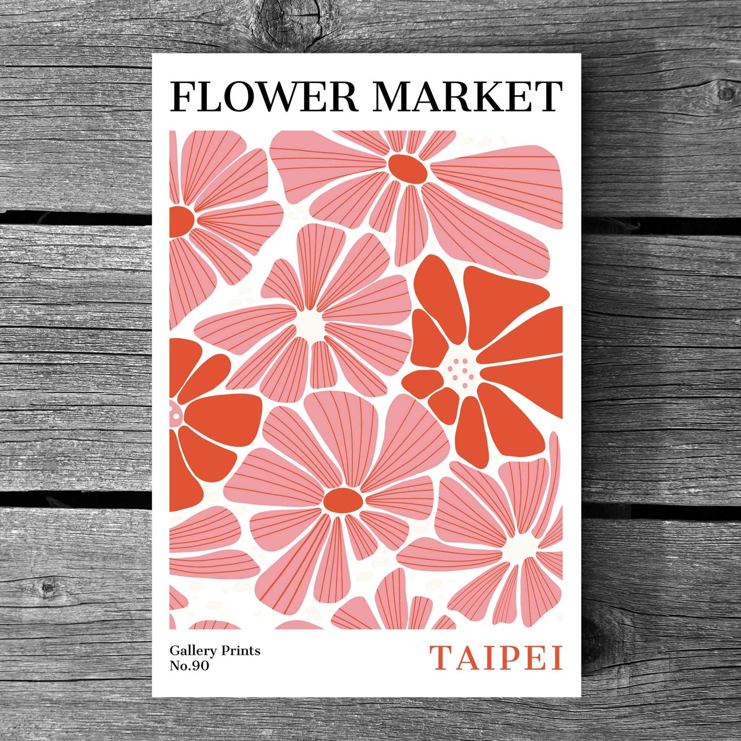 Taipei Flower Market Poster | S02