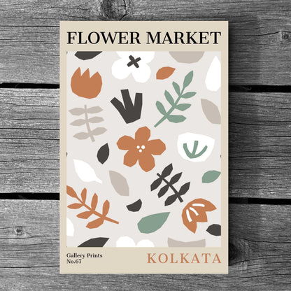 Kolkata Flower Market Poster | S02