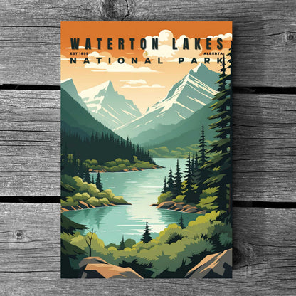 Waterton Lakes National Park Poster | S01