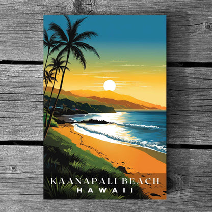 Kaanapali Beach Poster | S01