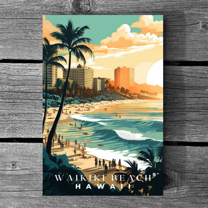 Waikiki Beach Poster | S01