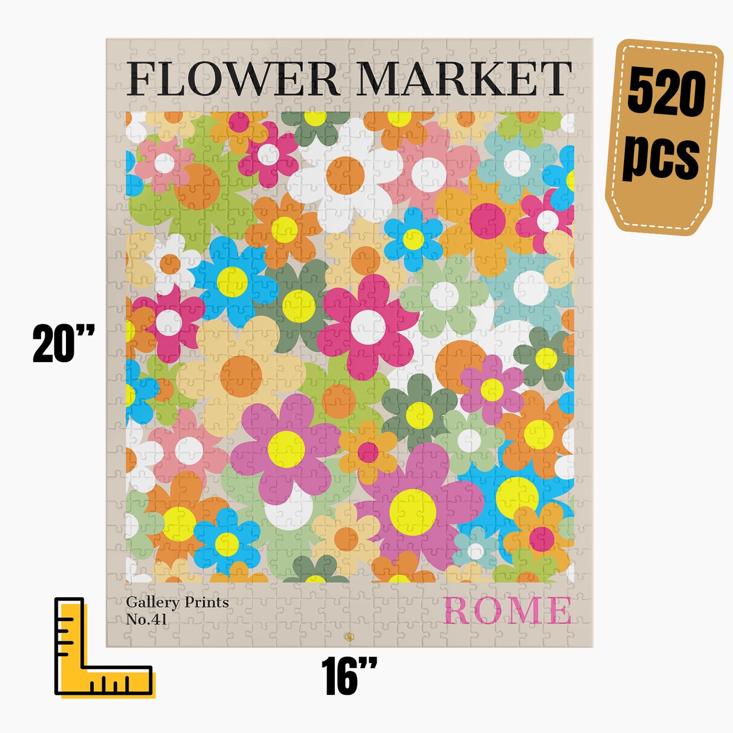 Rome Flower Market Puzzle | S01