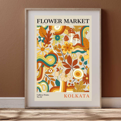 Kolkata Flower Market Poster | S01