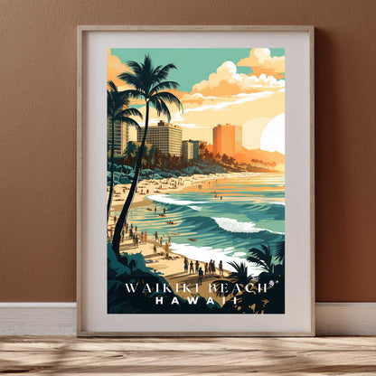 Waikiki Beach Poster | S01