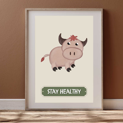 Stay Healthy Buffalo Poster | S01