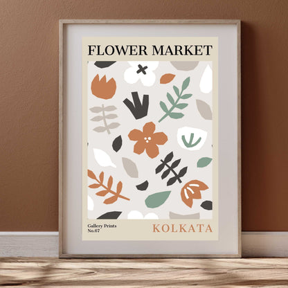 Kolkata Flower Market Poster | S02