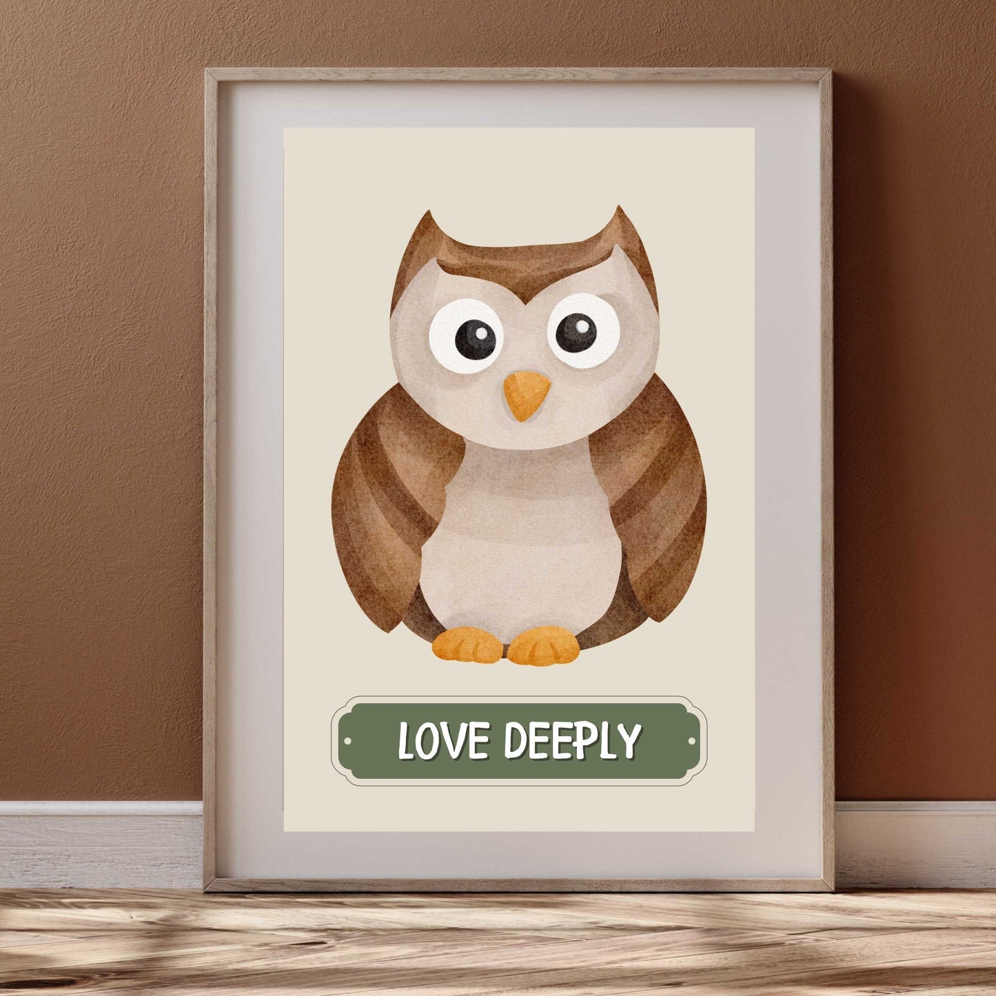 Love Deeply Owl Poster | S01