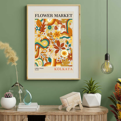 Kolkata Flower Market Poster | S01