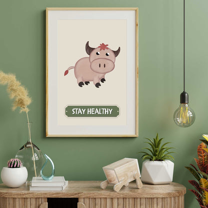 Stay Healthy Buffalo Poster | S01