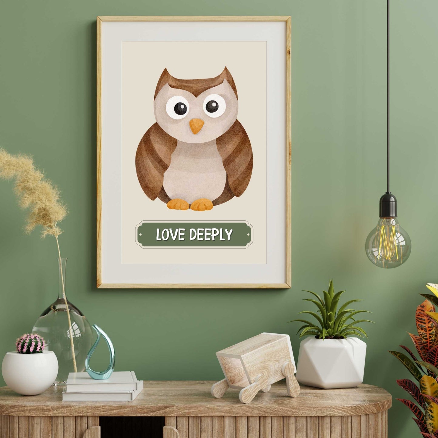 Love Deeply Owl Poster | S01