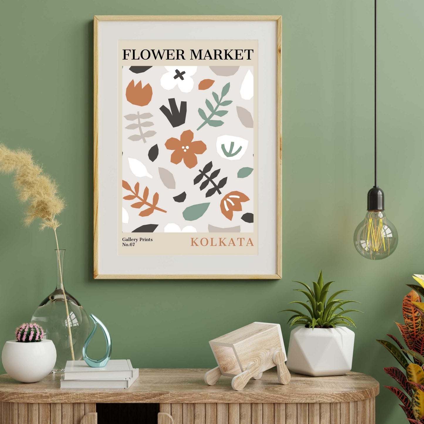 Kolkata Flower Market Poster | S02