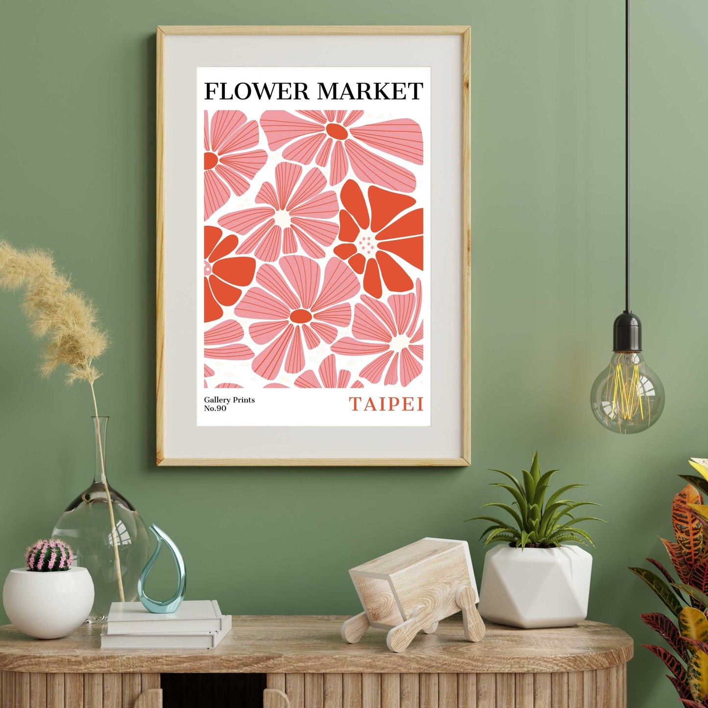 Taipei Flower Market Poster | S02