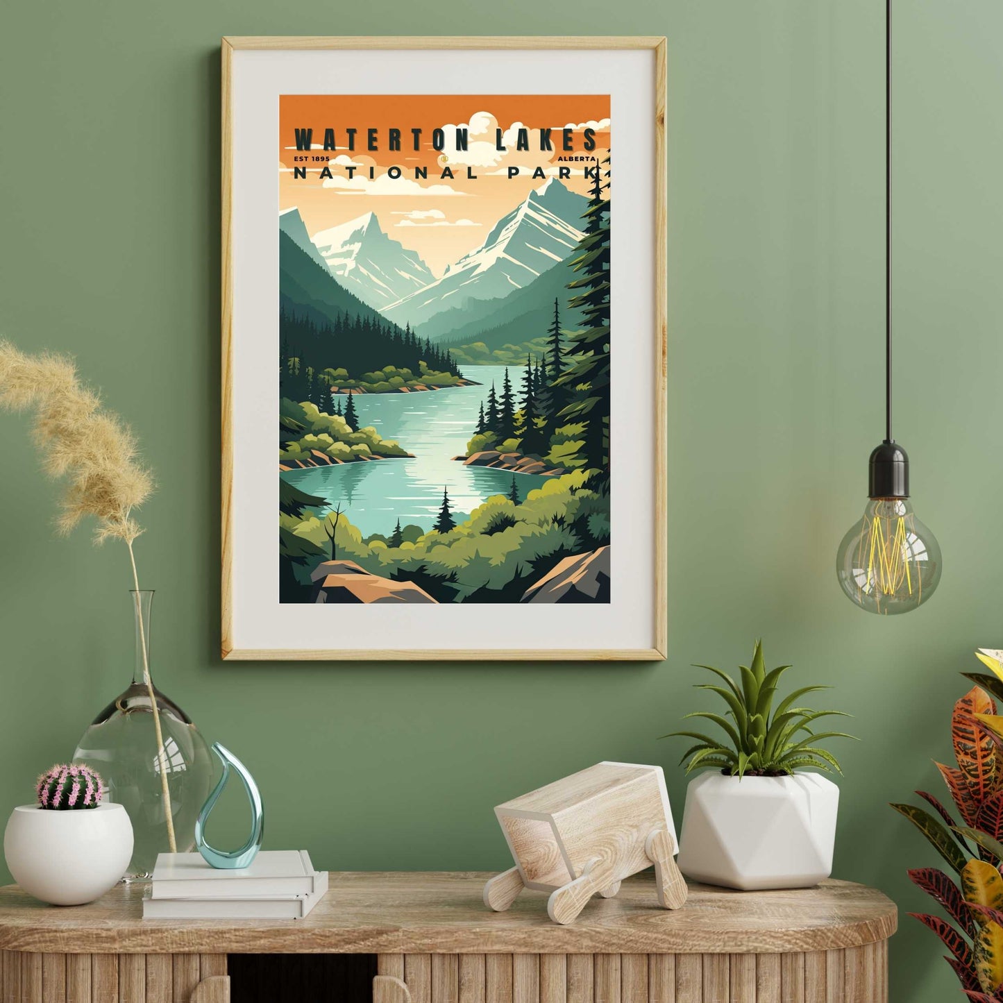 Waterton Lakes National Park Poster | S01