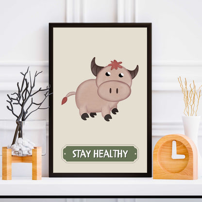 Stay Healthy Buffalo Poster | S01