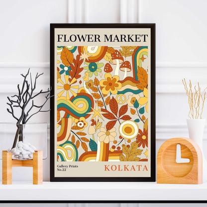 Kolkata Flower Market Poster | S01